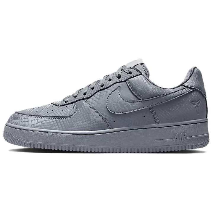Nike Nike x Kobe Bryant Air Force 1 Low top Skateboard Shoes Men's Gray
