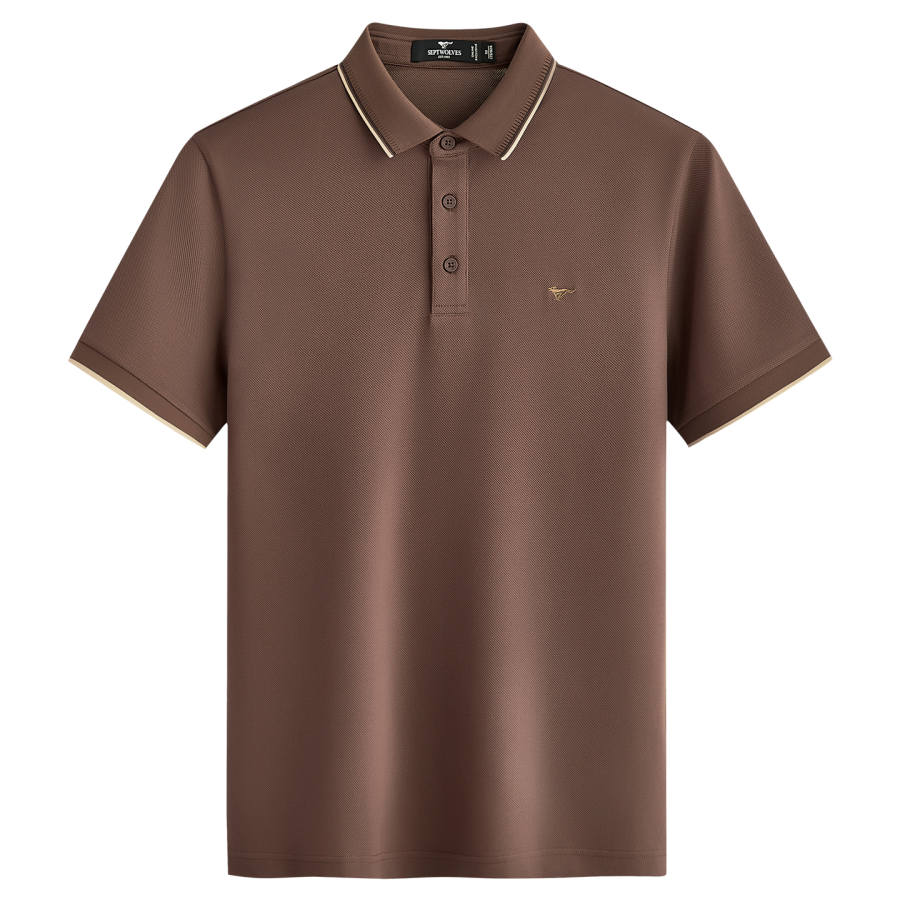 SEPTWOLVES Polo Shirts Men's Polo Collar Moderate Straight Fit
