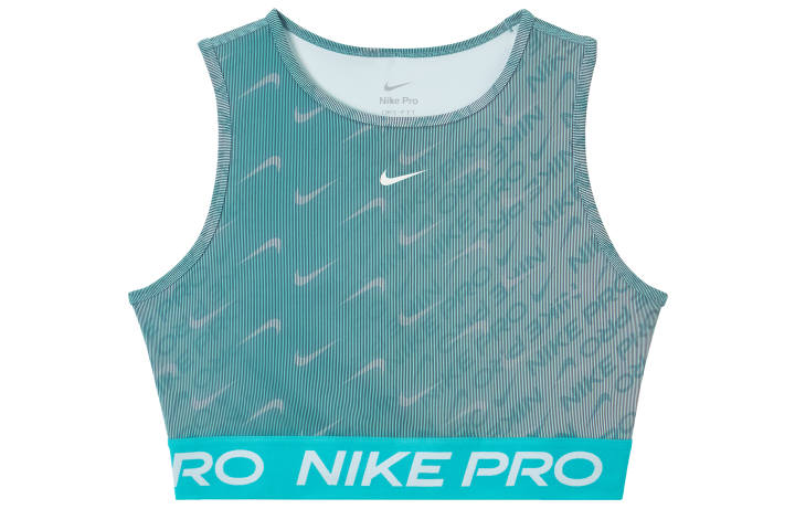 Nike Nike Dri Fit Sport Vests Women's Cactus Green/Smoke Blue/White