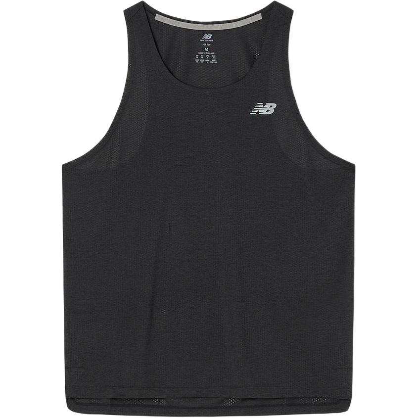 New Balance New Balance Tank Tops Men's Black Crew Neck Moderate Other