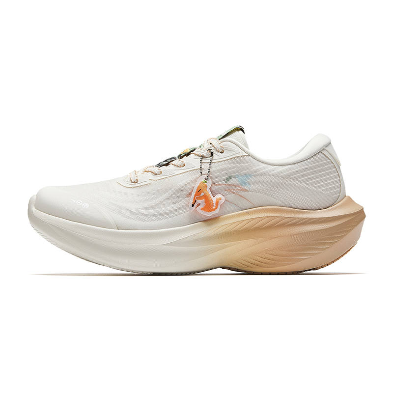 Anta Leaf 7.0 Low top Slip Resistant Rubber Running Shoes Women's Ivory White