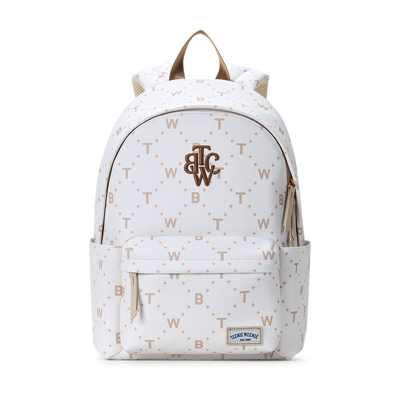Teenie Weenie Pu Backpack Regular Women's Latte Brown/Midnight Black