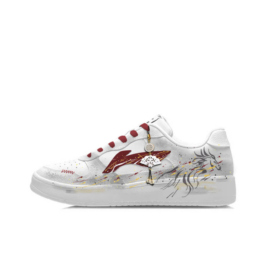 Li-Ning Li Ning Floating Boat Low top Skateboard Shoes Unisex Red Gray Gold