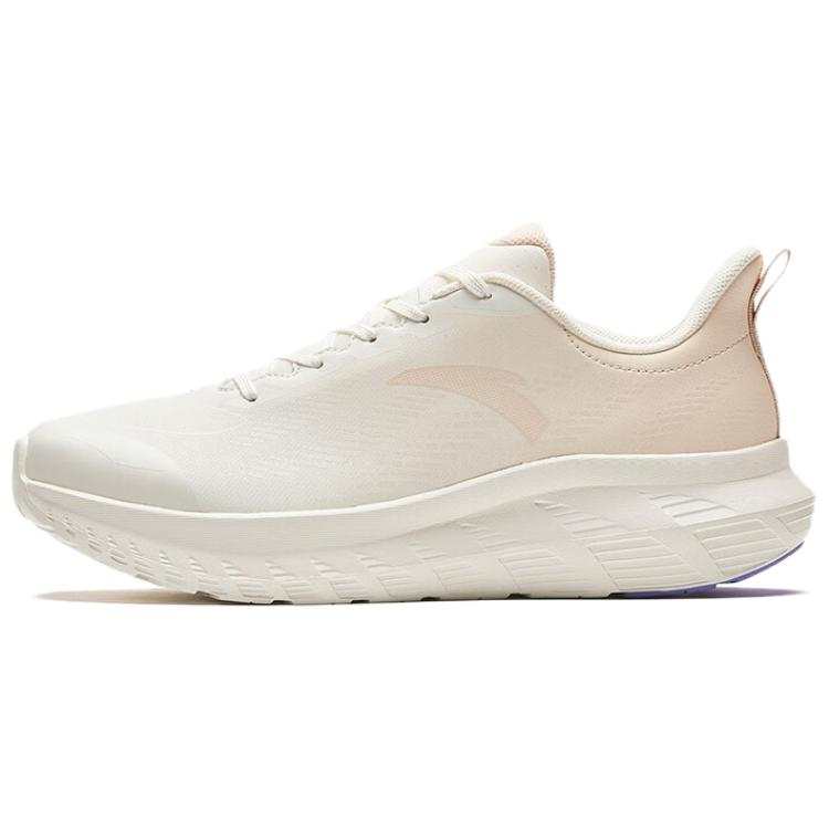 Anta Light Cloud Cushioning Lightweight Low top Casual Running Shoes Women's White Pink
