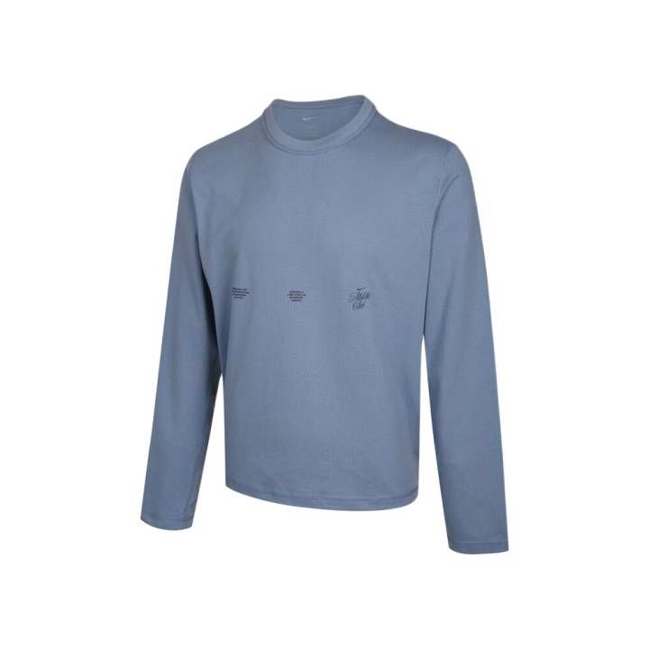 Nike Nike T Shirts Men's Blue Crew Neck Moderate