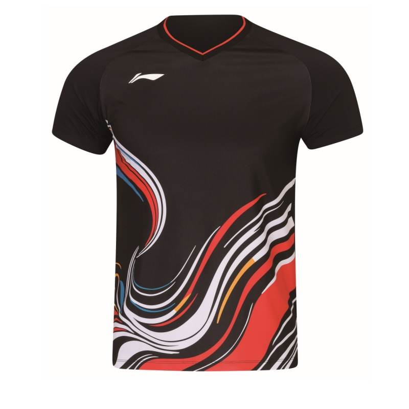 Li-Ning Li Ning Badminton Collection Badminton Jersey Unisex Black