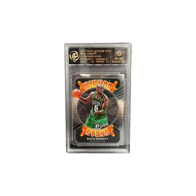 PANINI PANINI Donruss Optic Kevin Garnett, Wolf King, Mirror Finish Explosion Teka Graded Cards 1 Pc