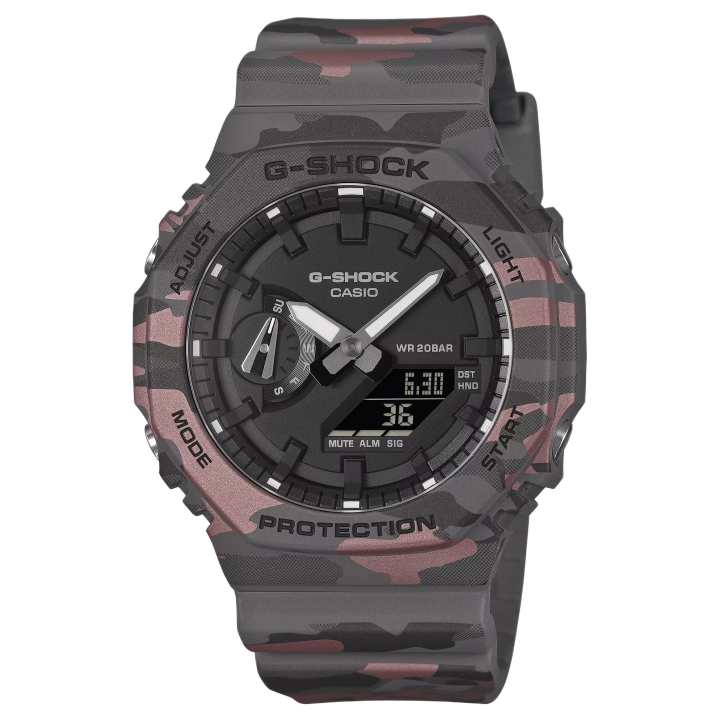 CASIO CASIO 2100 Collection Quartz Movement Resin Strap Watch Men's Watches Black Dial