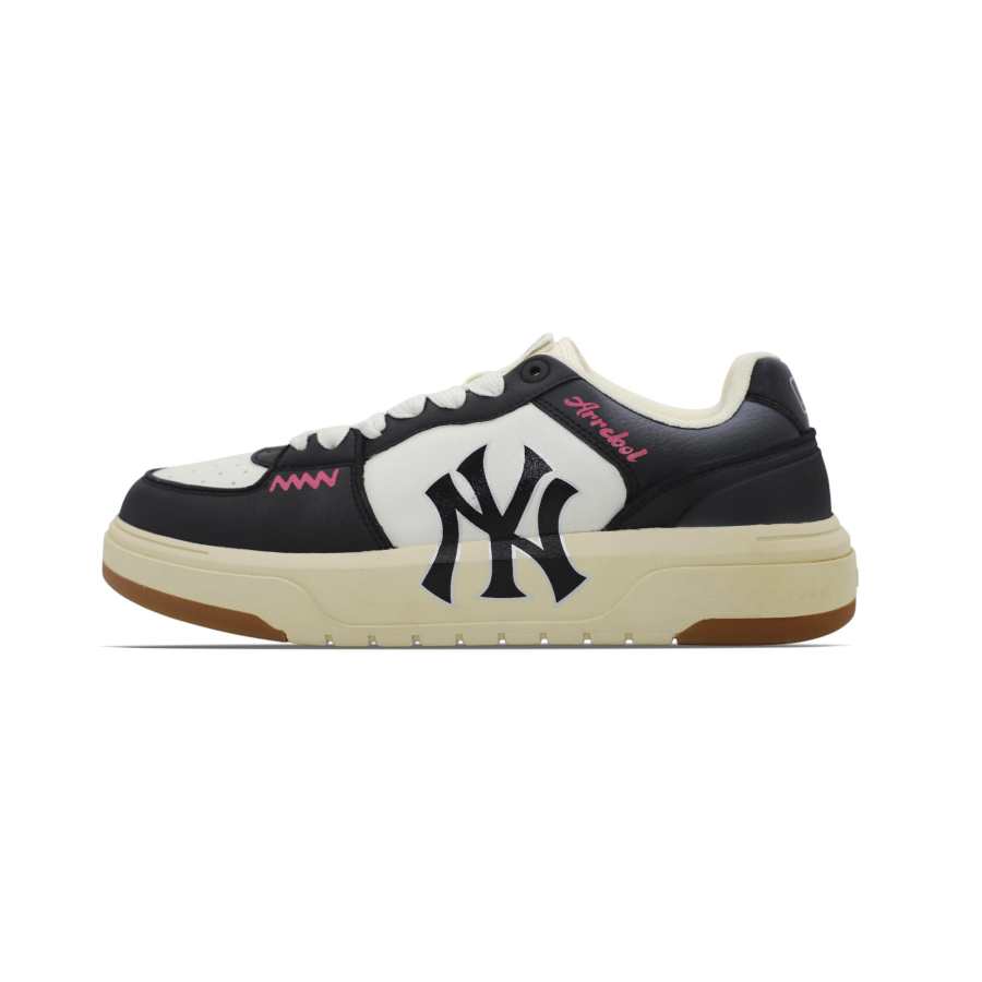 MLB Chunky Liner Black Chocolate Cream Slip Resistant Slip Resistant Low top Skateboard Shoes Unisex