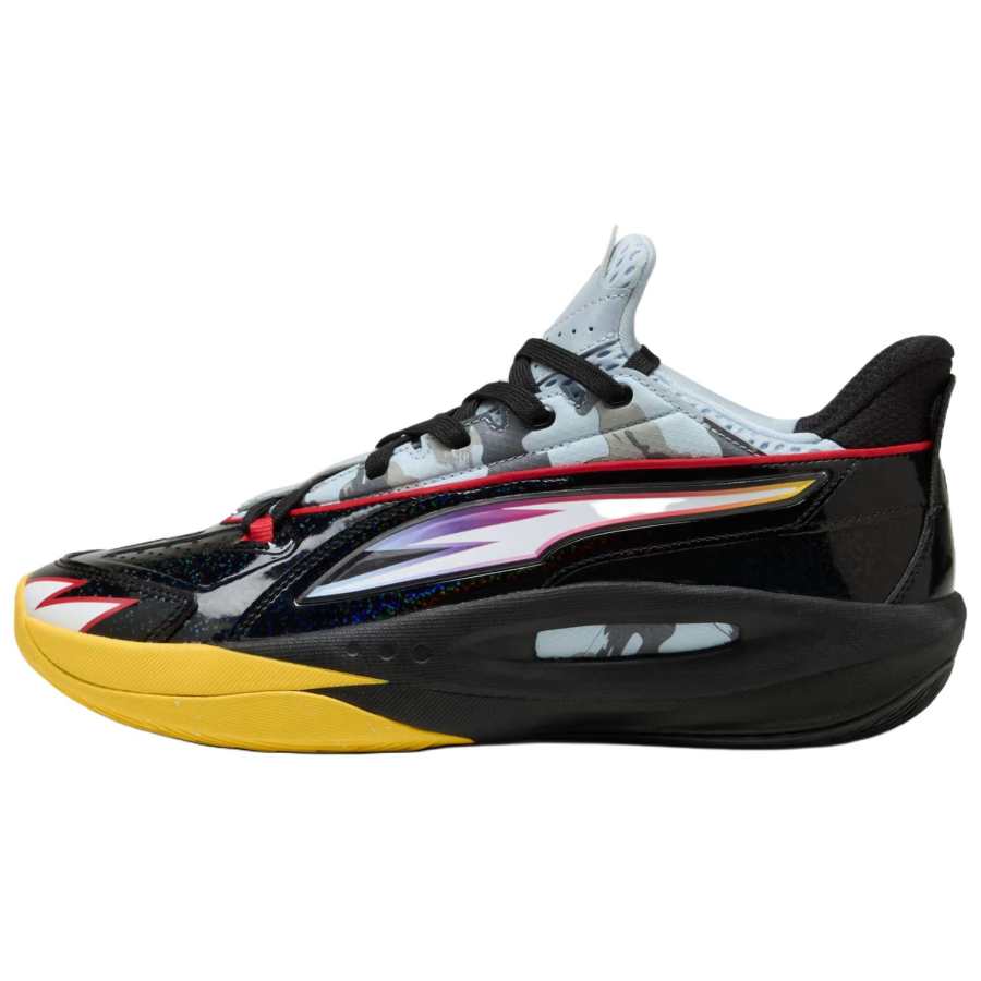 PUMA SCOOT ZEROS III Abrasion Resistant Breathable Abrasion Resistant Breathable Basketball Shoes Men's Black