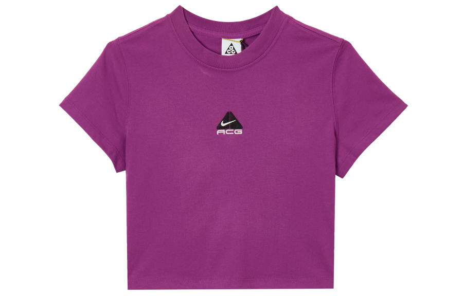 Nike Nike Clothing T Shirts Women's Purple Crew Neck