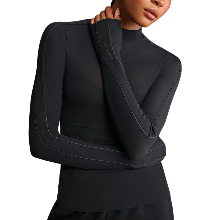Nike NikeSKIMS Weightless Layers Women's Mock-Neck Long-Sleeve Top