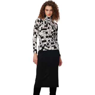 DVF Diane Von Furstenberg FW24 Sweater Women's Black White