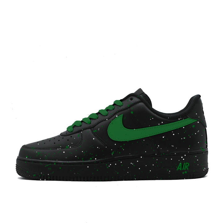 Nike Nike Air Force 1 Jasper Assault Abrasion Resistant Slip Resistant Low top Skateboard Shoes Unisex Black Green