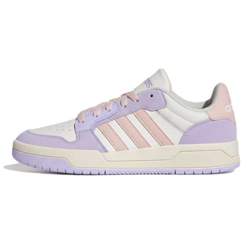 Adidas Adidas ENTRAP Textile, Synthetic Leather, Split Cow Leather Low top Skateboard Shoes Unisex Pink Purple