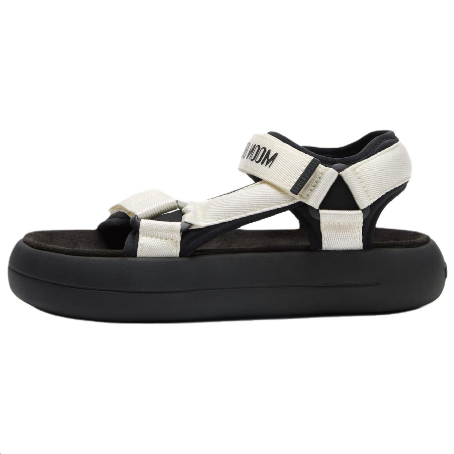 Moon Boot Moon Boot Super Beach Sandals Unisex Black White