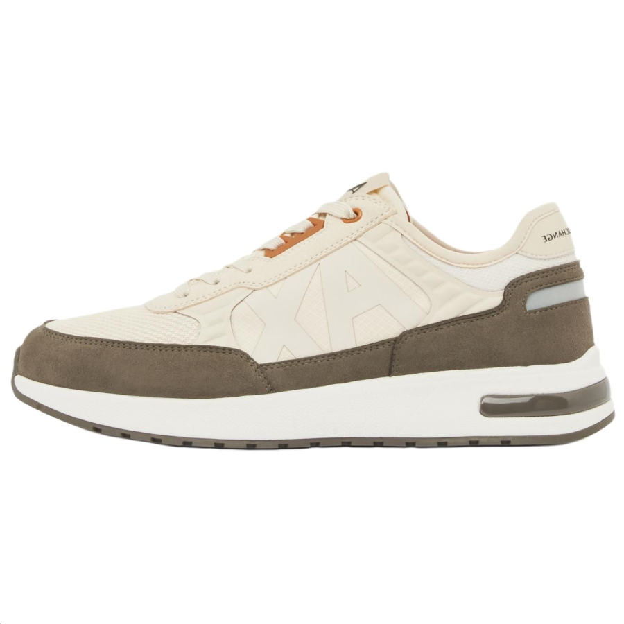 ARMANI EXCHANGE ARMANI EXCHANGEAE Suede Low top Casual Shoes Men's Light Umber