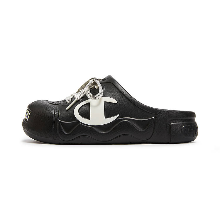 Champion Closed Toe Slippers Women's Black/Milk White