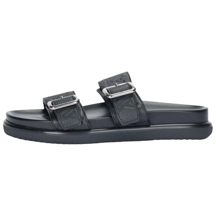 LOUIS VUITTON LOUIS VUITTON Slide Slippers Men's Black
