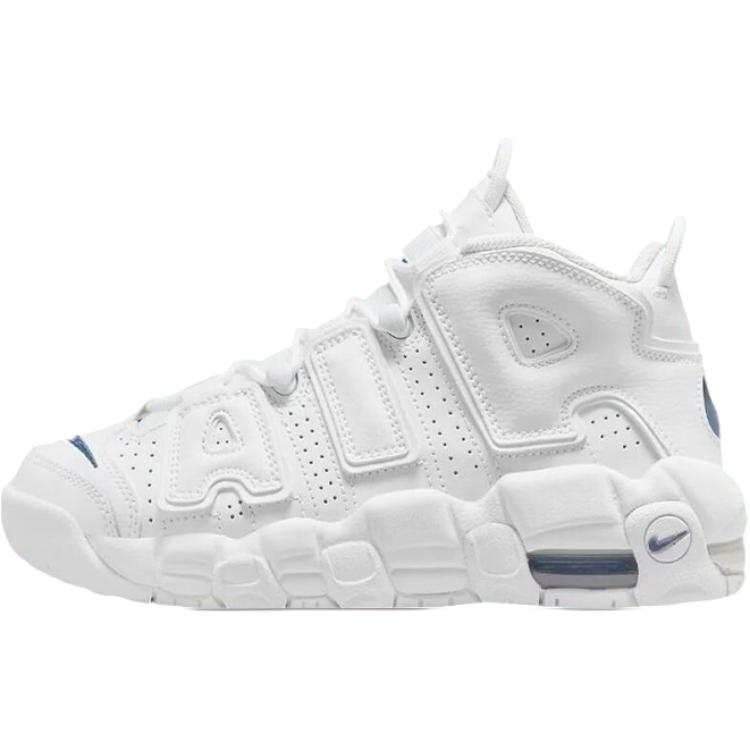 Nike Nike Air More Uptempo Slip Resistant Cushioning Abrasion Resistant Mid top Basketball Shoes Unisex