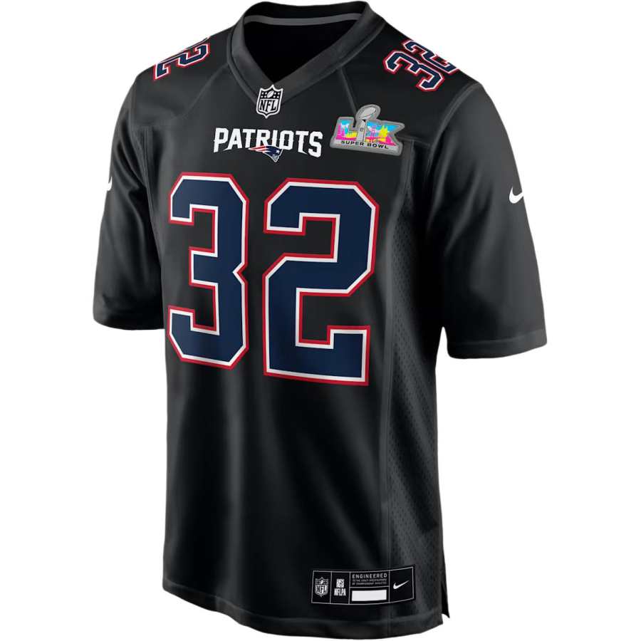 Nike Nike TreVeyon Henderson New England Patriots Super Bowl Lx Men's Nike Nfl Game Fashion Jersey