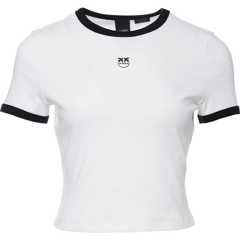 PINKO PINKO T Shirts Women's White Crew Neck