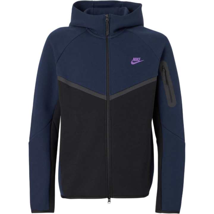 Nike Nike Sweatshirts Men's Black Blue Hooded Moderate