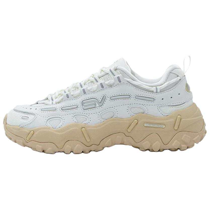 Anta Cookie SV Cookie V2 Height Increasing Height Increasing Low top Casual Shoes Women's White Gray
