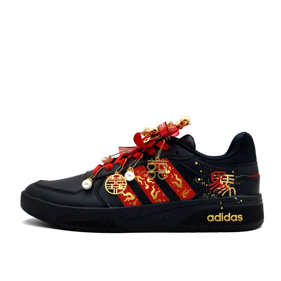 Adidas Neo Courtbeat Childhood Sweethearts Abrasion Resistant Waterproof Slip Resistant Low top Skateboard Shoes Unisex