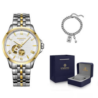 STARKING Automatic Mechanical Movement Watch Women's Watch Black Dial