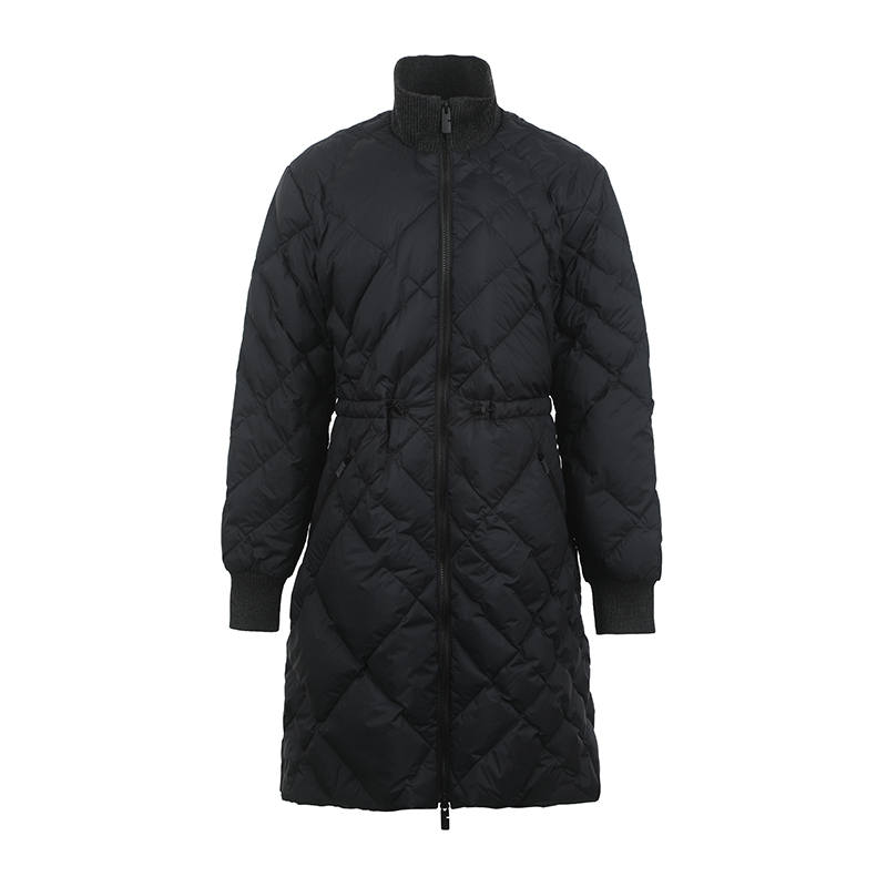 Burberry Mid Length Down Jacket Women's Black