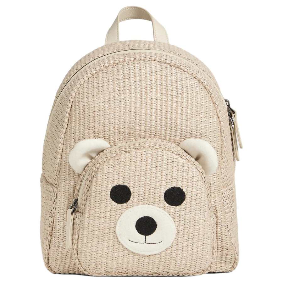 Brunello Cucinelli Cotton Backpack Kids' Beige Yellow