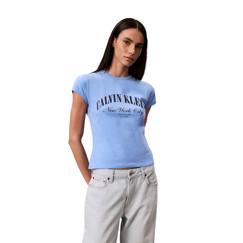 Calvin Klein T Shirts Women's Crew Neck Moderate