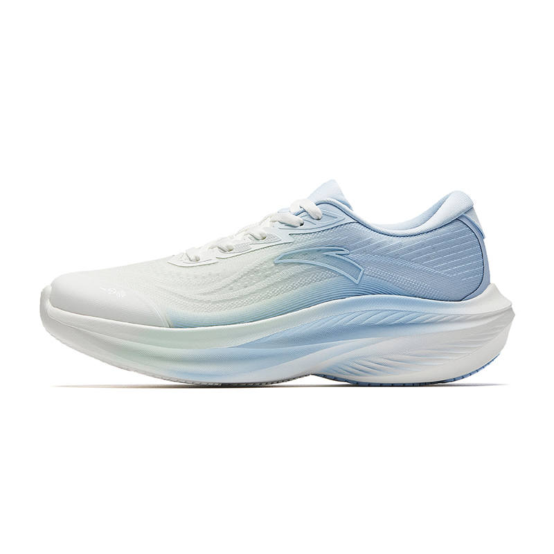 Anta Leaf 7.0 Abrasion Resistant Slip Resistant Low top Running Shoes Women's White Blue