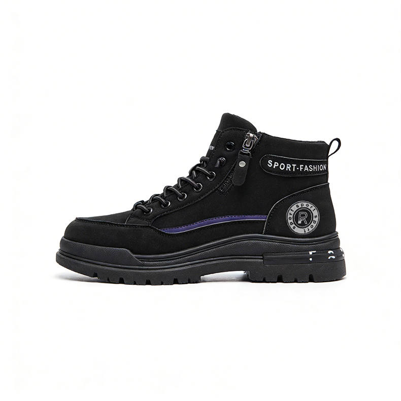 JBBCN JBBCN Combat Boots Men's Black/Brown/Gray
