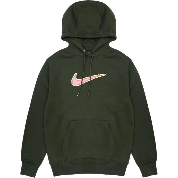 Nike Nike Sweatshirts Men's Army Green Hooded Moderate