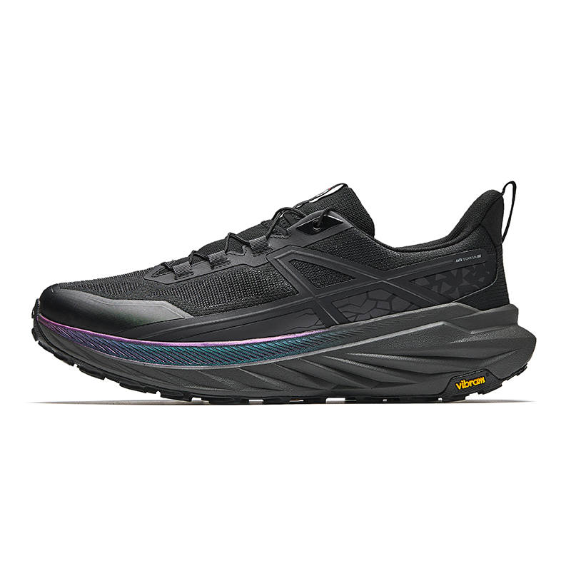 Anta Peregrine Falcon 3 Textile, Rubber Low top Running Shoes Men's Basic Black