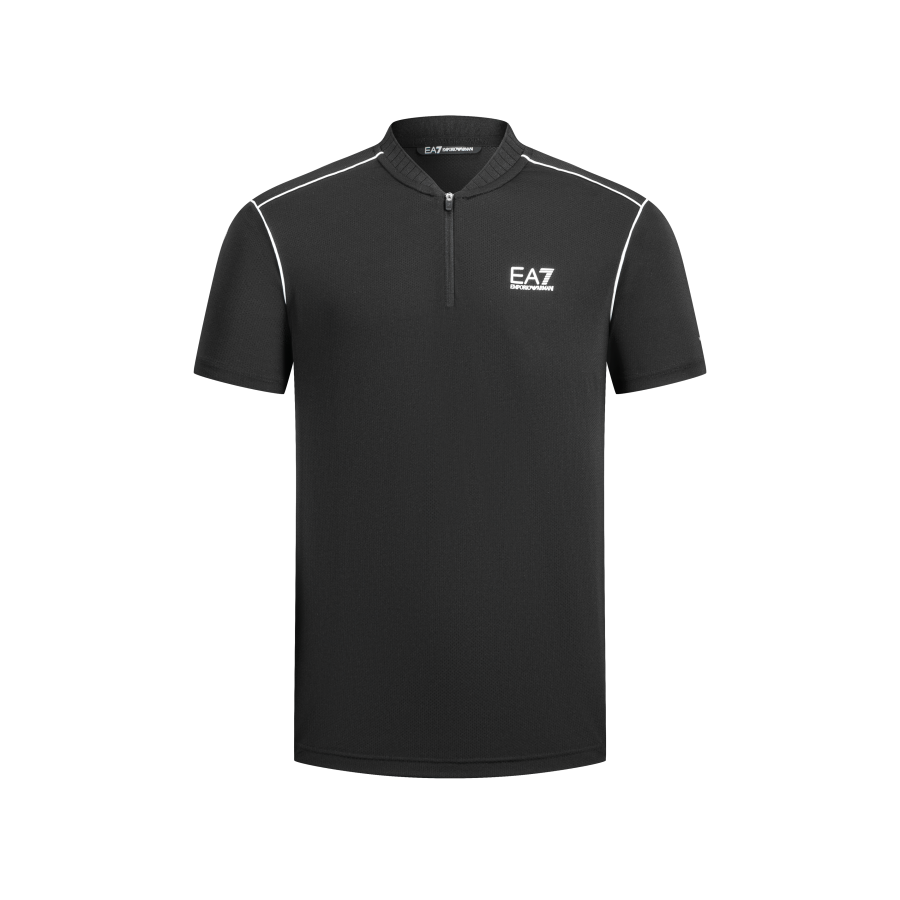 EMPORIO ARMANI T Shirts Men's Black V Neck Thin Straight Fit