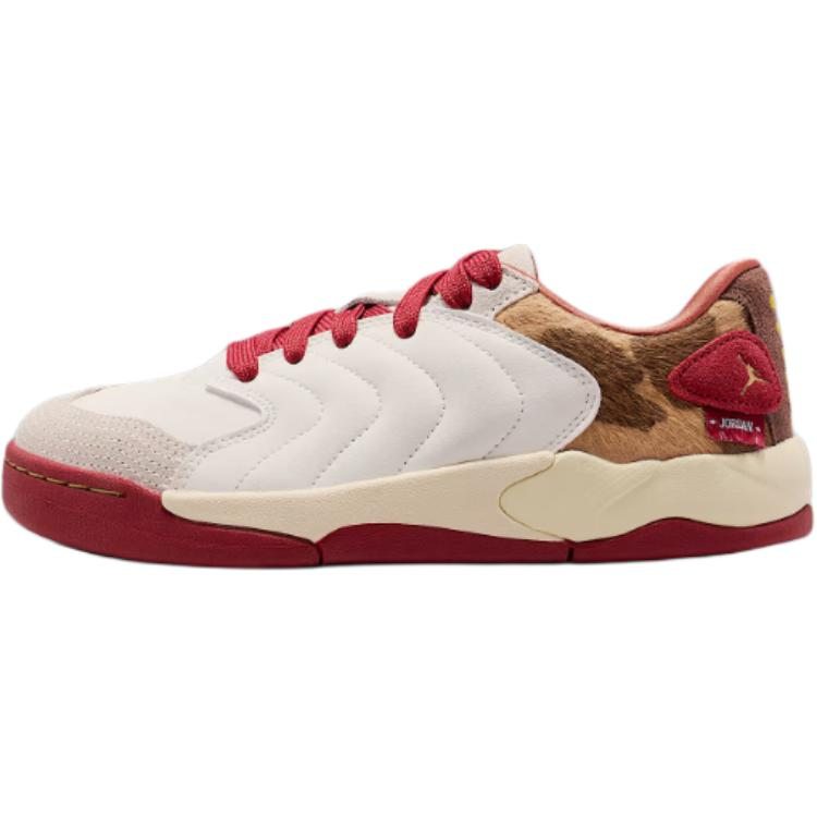 Jordan Jordan Session Low top Basketball Shoes White Brown Red Unisex