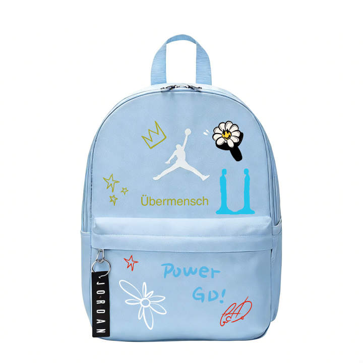 Jordan Jordan Polyester Backpack Small Unisex Time Devouring Declaration