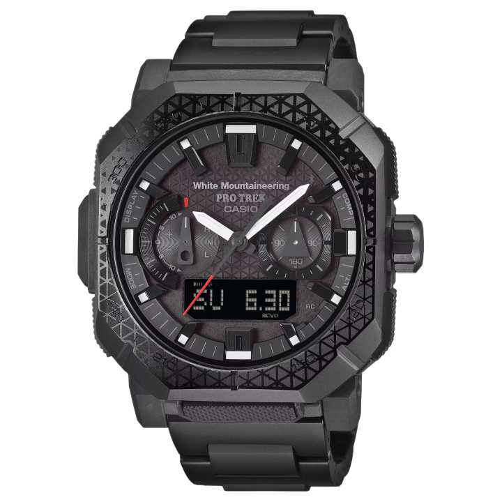 CASIO CASIO PRO TREK Mountaineer White Mountain Collaboration Solar Quartz Movement Titanium Strap Watch