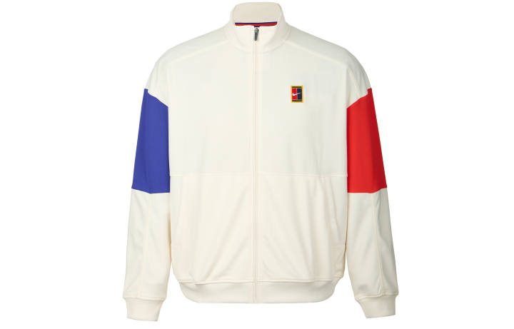 Nike Nike COURT HERITAGE Jacket Men's Light Ivory White/Midnight Blue/Light Red
