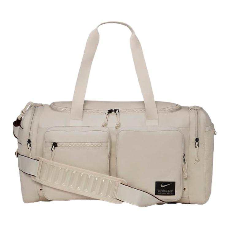 Nike Nike Polyester Luggage Bag, Travel Bag, Gym Bag Medium Unisex Light Stone Umber