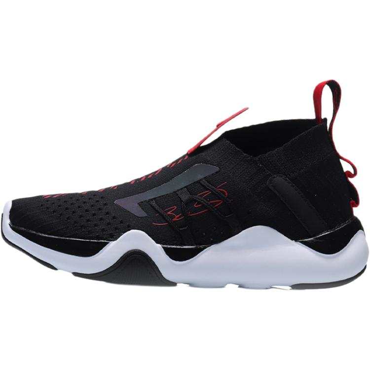 Li-Ning YOUNG Li Ning YOUNG Mid top Basketball Shoes Black White Red Teenagers