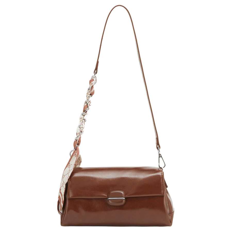 YEARCON Synthetic Leather Crossbody Bag, Shoulder Bag Women's Brown