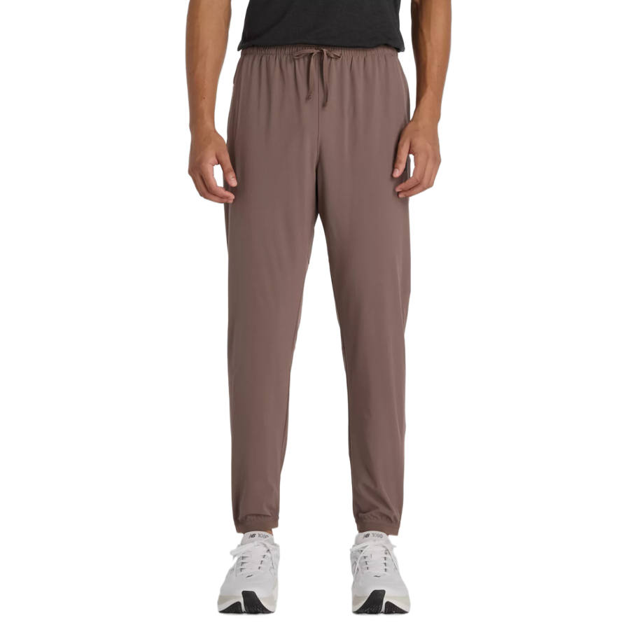 New Balance New Balance Sports Pants Men's Light Coffee & Slate Gray Moderate