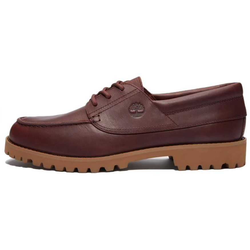 Timberland AUTHENTICS Collection Casual Leather Shoes Men's Burgundy