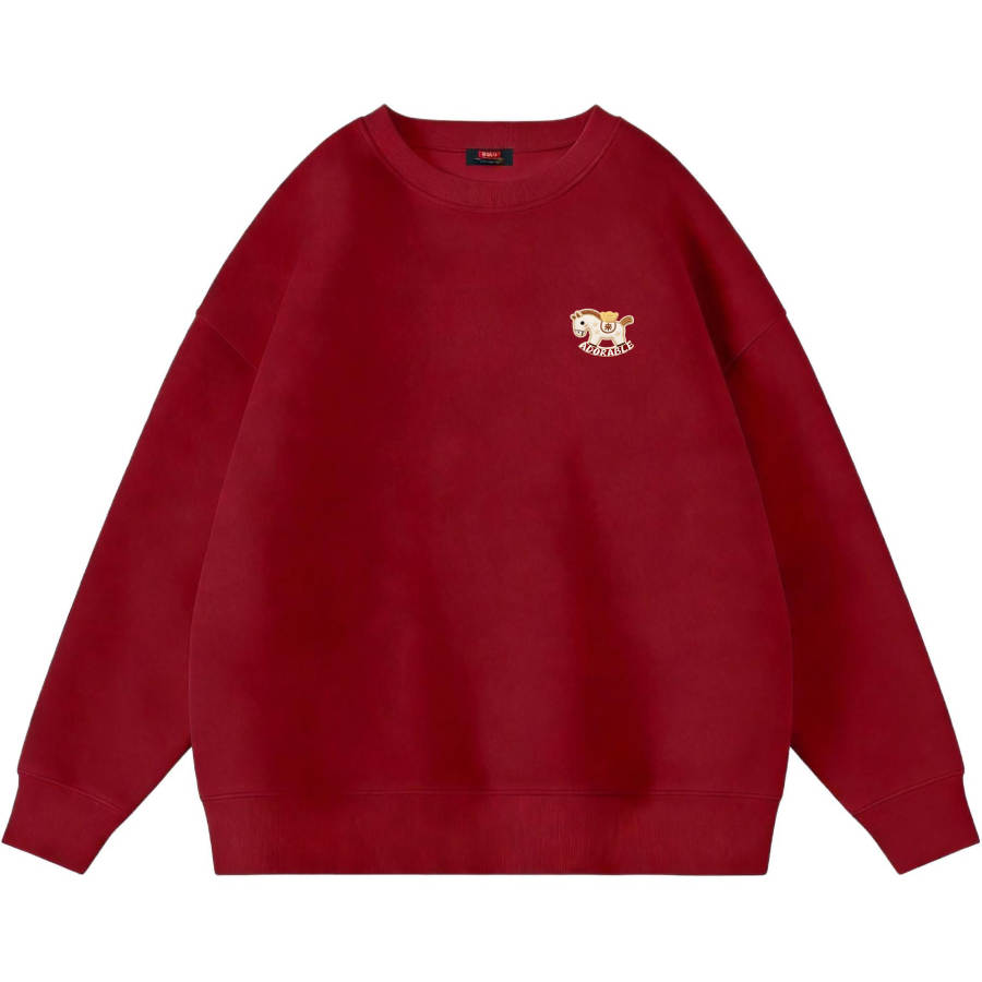BALENO Sweatshirts Women's Crew Neck Moderate Heavyweight