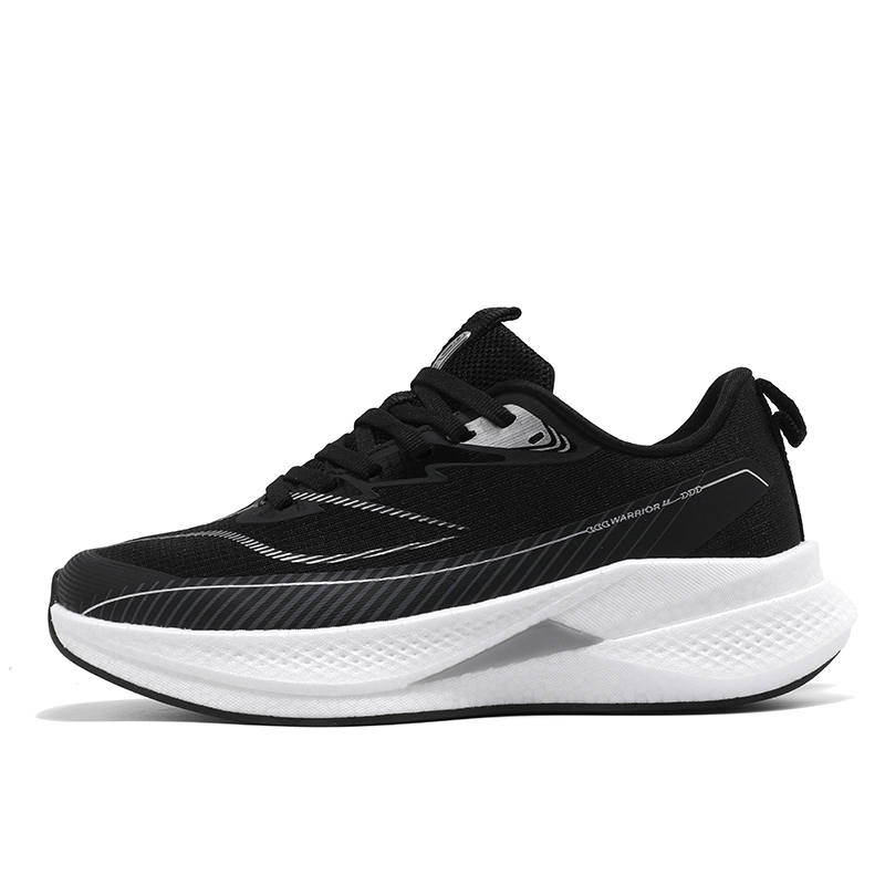 WARRIOR WARRIOR Running Shoes Unisex Mid Top Black White