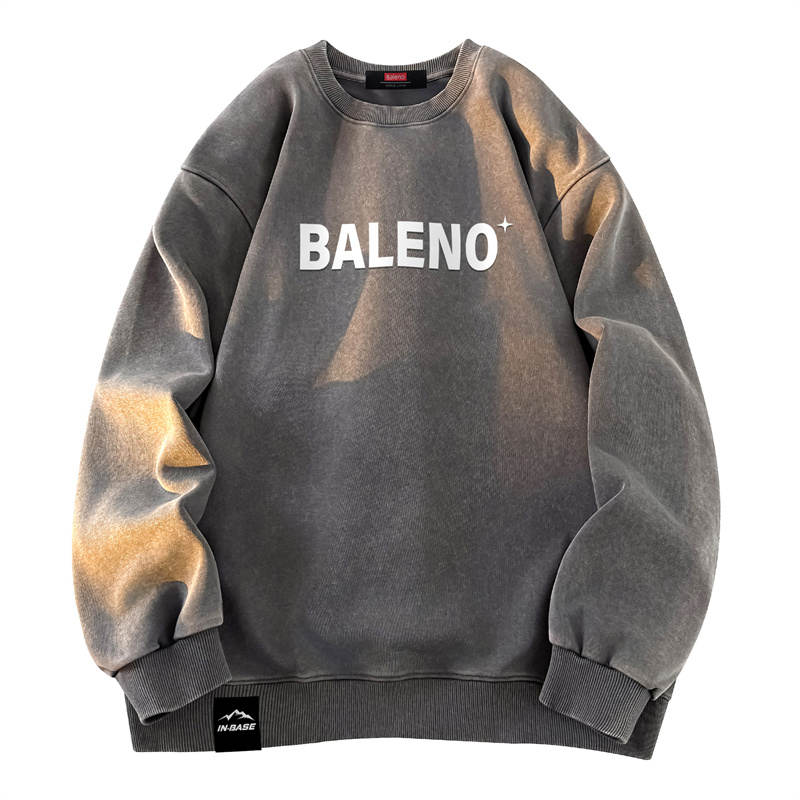 BALENO Sweatshirts Unisex Crew Neck Moderate Heavyweight